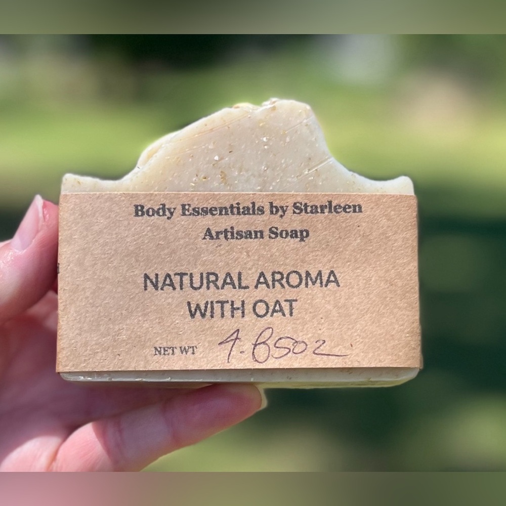 Artisan Soap Handcrafted, by Me ❤️UNSCENTED With Oat - Picture 1 of 3
